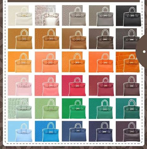 hermes green bag|hermes bag color chart.